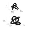 Infinite Curves 2-Piece Resin Table Top Knots